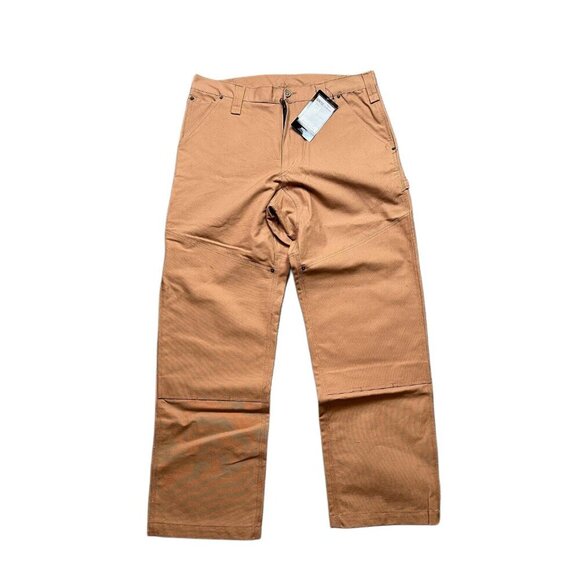 Helly Hansen Workwear NWT Brown Cotton Duck Men's Construction Pants Sz 36 X 32 - Picture 2 of 8